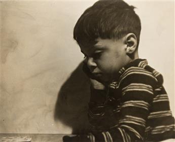 CHARLES WHITE (1919 - 1979) Pensive Child.                                                                                                       